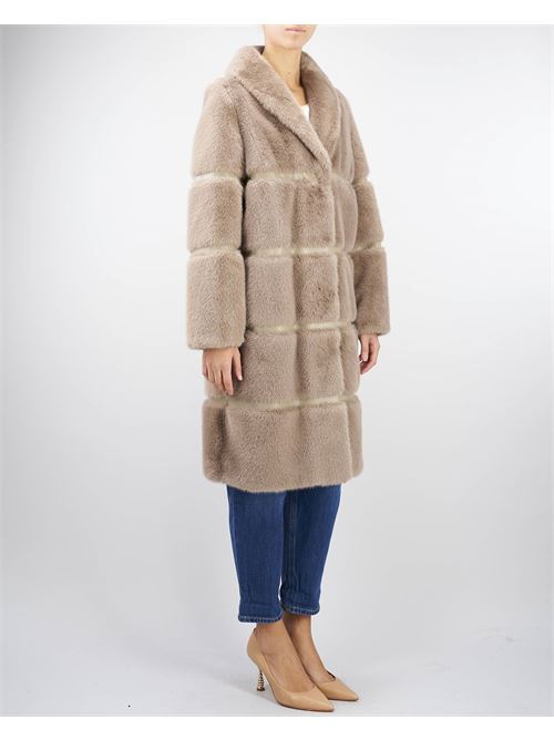 Faux fur coat with inlays Twinset TWIN SET | Fur | TT202012003